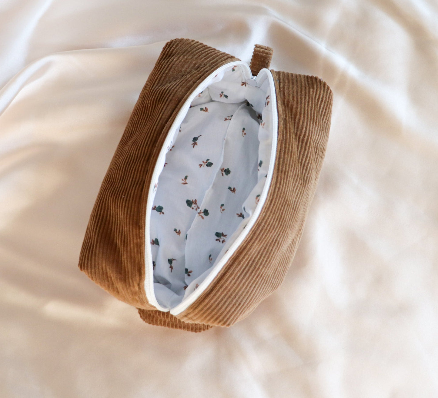 Velvet Charm Handmade Makeup Bag