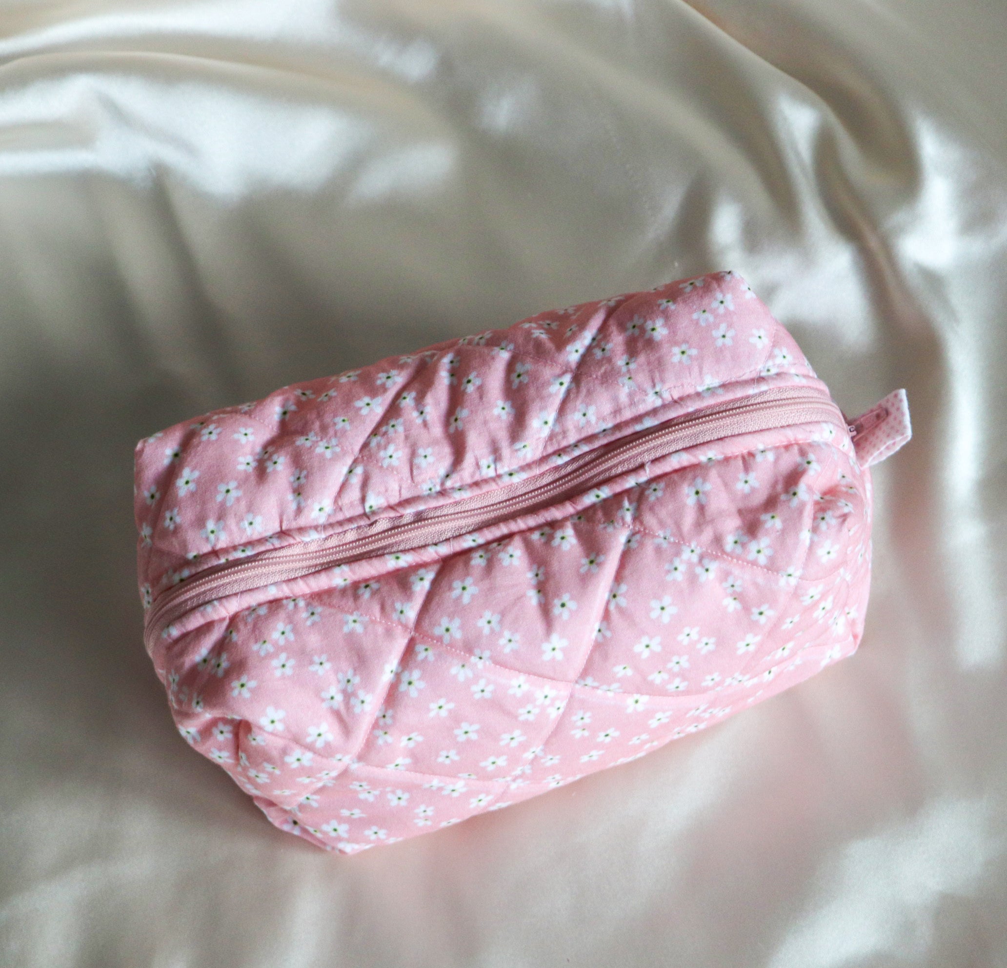 Rosy Delight Handmade Makeup Bag