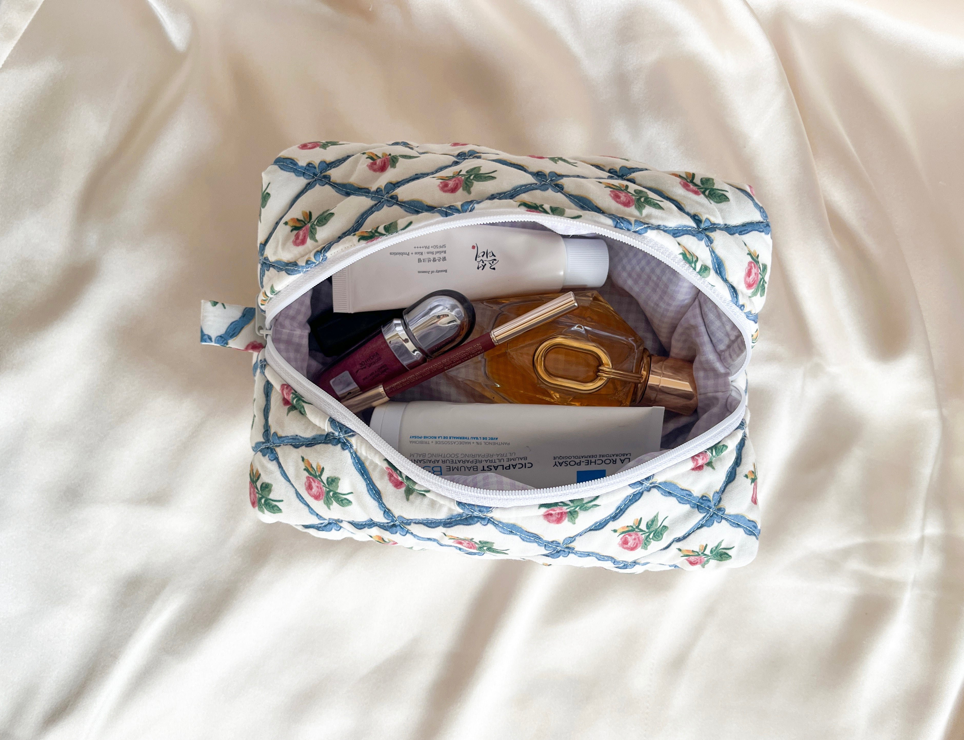 Rose Garden Handmade Makeup Bag